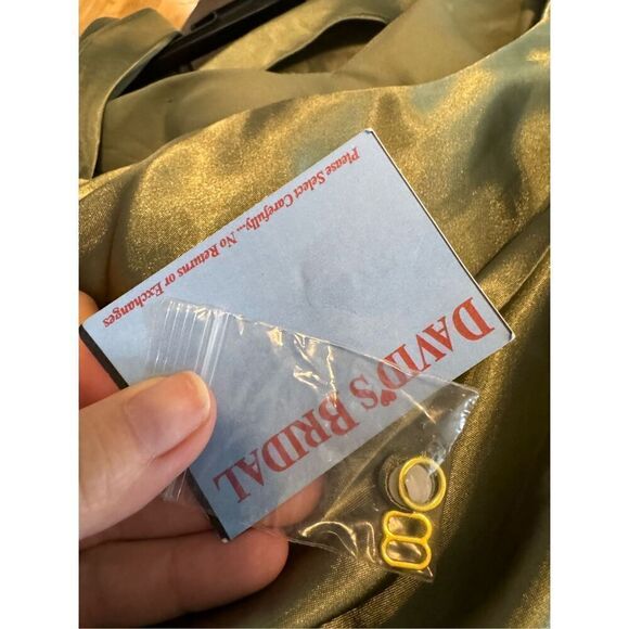 NWT Galina Signature Bridal Evening Long Sage Gown Size 6 - Picture 6 of 6